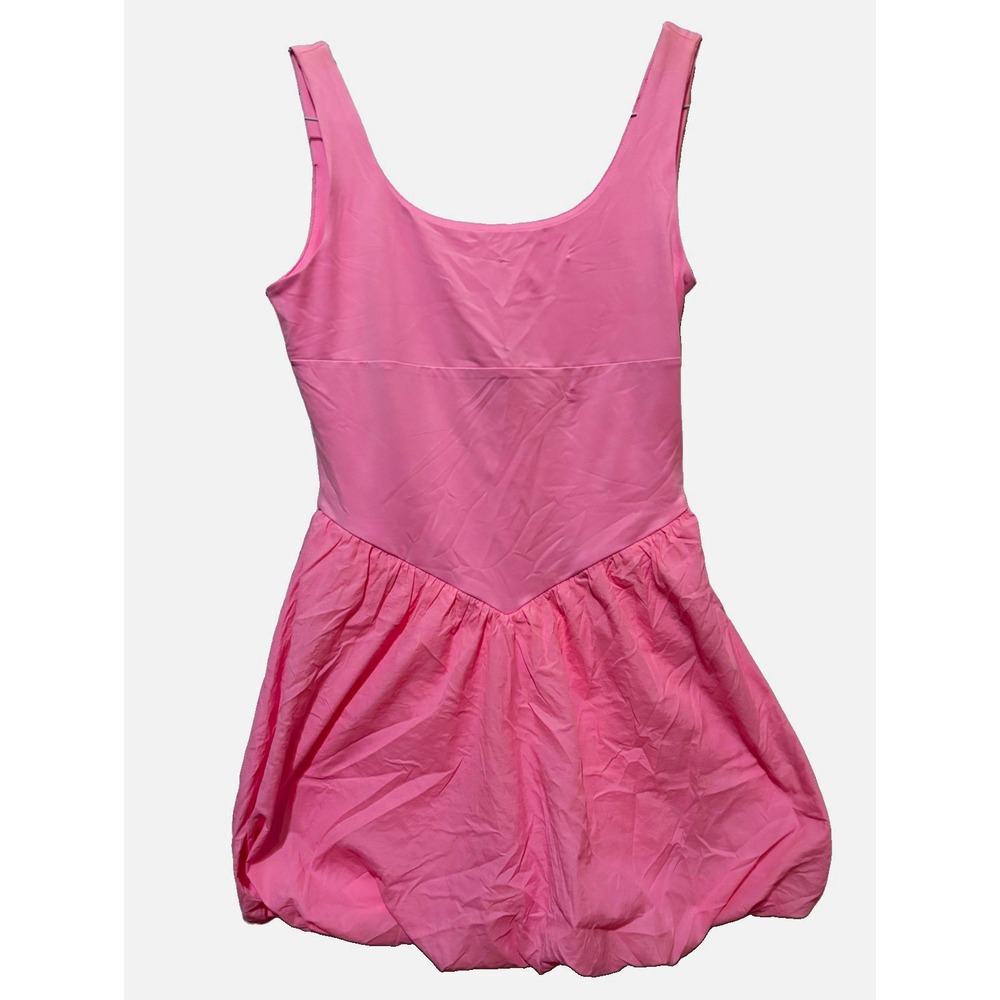 Peach Love California Women's Pink Solid Lined Scoop Neck Mini Dress Size S